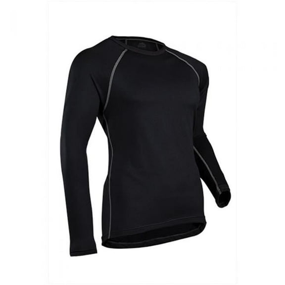 Mens Quest Crew T-Shirt, Small - Black