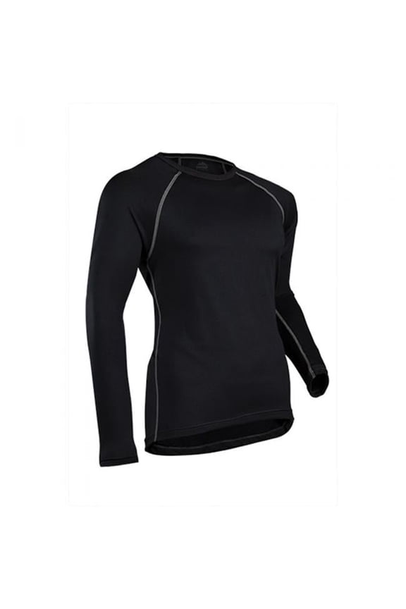 Mens Quest Crew T-Shirt, Small - Black