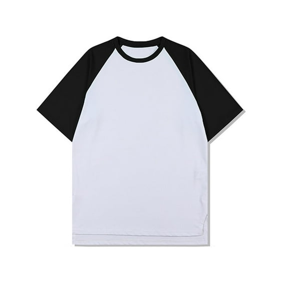 Mens Quick Dry Athletic T-Shirts, Workout Tops for Men Summer Outdoor Loose Fit Basic Stretch Short Raglan Sleeve Shirts S-3XL