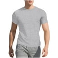 thumbnail image 1 of Mens Quick Dry Athletic T-Shirts, Workout Tops for Men Summer Slimming Fit Breathable Crewneck Short Sleeve T Shirts S-3XL, 1 of 8