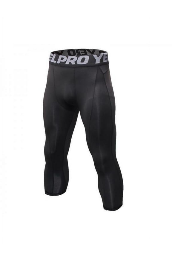 Mens Quick Dry Fit Compression Pants Workout Running Leggings Workout Pants