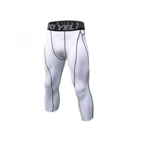 Mens Quick Dry Fit Compression Pants Workout Running Leggings Workout Pants