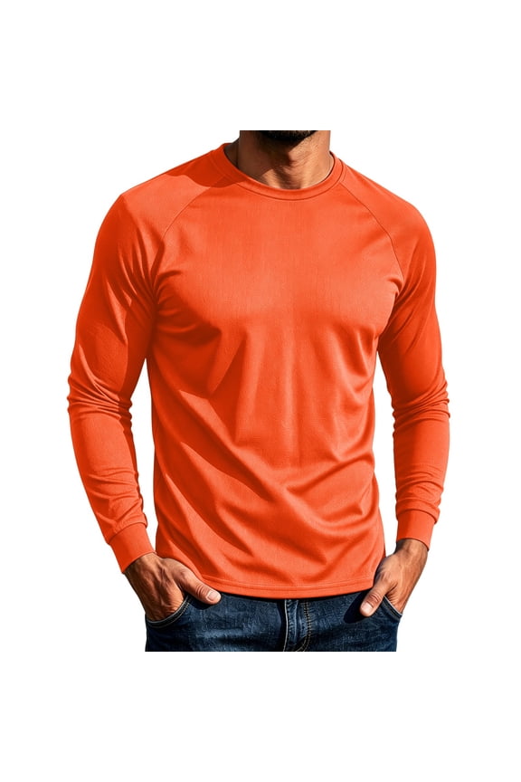 Mens Quick Dry Long Sleeve Training T Shirts Performance Mesh Breathable Ice Silk Cooling Workout Tee Tops