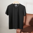 thumbnail image 1 of Mens Quick Dry Short Sleeve O-Neck T-shirt Undershirt Blouse Muscle Fitness Top, 1 of 9