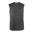 thumbnail image 1 of Mens Quick Dry Sleeveless Workout Active Performance Tank Top Shirts, Dark Grey, Medium, 1 Pack, 1 of 3