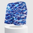 thumbnail image 1 of Mens Quick Dry Swim Trunks with Built in Mesh Liner Breathable Drawstring Printed Summer Beach Swim Shorts, 1 of 5