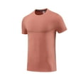 thumbnail image 1 of Mens Quick Dry T Shirts Outdoor Athletic Breathable Shirt Round Neck Sporty Tees Training Running Workout Gym Tops, 1 of 4