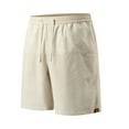 thumbnail image 1 of Mens Quick Dry Workout Shorts Athletic Moisture-Wicking Breathable Mesh Elastic Waist Short Pants Fathers Gift, 1 of 8