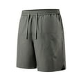 thumbnail image 1 of Mens Quick Dry Workout Shorts Athletic Moisture-Wicking Breathable Mesh Elastic Waist Short Pants Fathers Gift, 1 of 6