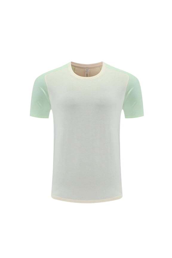 Mens Quick Dry Workout Tops, Athletic T-Shirts for Men Summer Outdoor Basic Slimming Fit Stretch Short Reglan Sleeve Shirts M-3XL