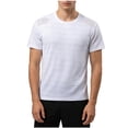 thumbnail image 1 of Mens Quick Dry Workout Tops, Short Sleeve Shirts for Men Summer Big and Tall Casual Sports Ice Silk Crewneck Athletic T-Shirts, 1 of 3