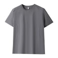 thumbnail image 1 of Mens Quick-Drying Workout T-Shirts Plus Size S-4X Short Sleeve Athletic Shirts for Men Summer Casual Crewneck Fitness Tees Tops, 1 of 7