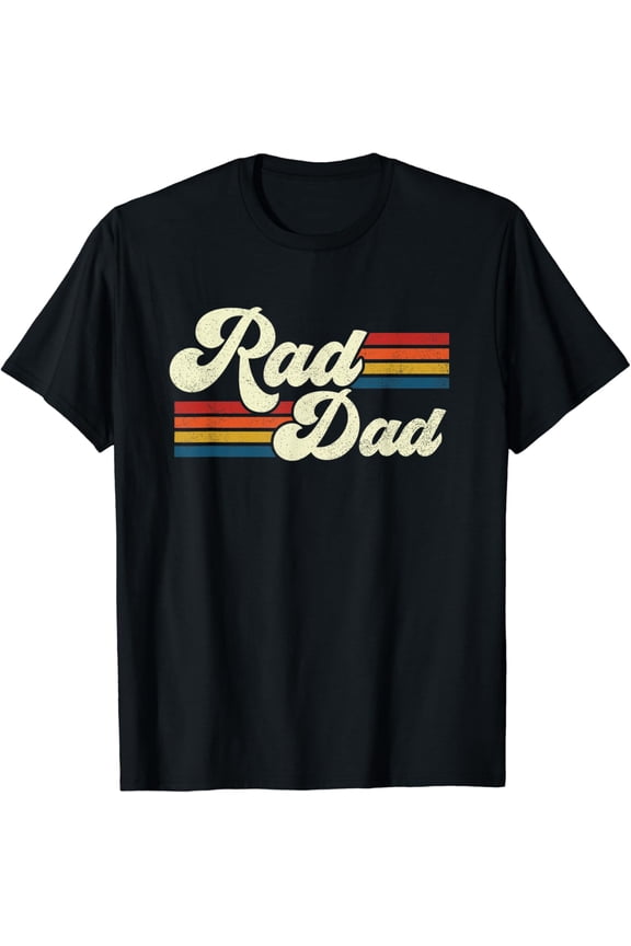 Mens Rad Dad Retro Top T-Shirt