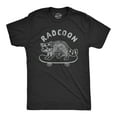 thumbnail image 1 of Mens Radcoon T Shirt Funny Rad Raccoon Cool Skateboard Graphic Novelty Tee Graphic Tees, 1 of 9