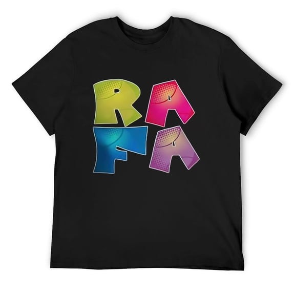 Mens Rafa No? Men'S Dark T Shirt Cotton T-Shirt Black Small