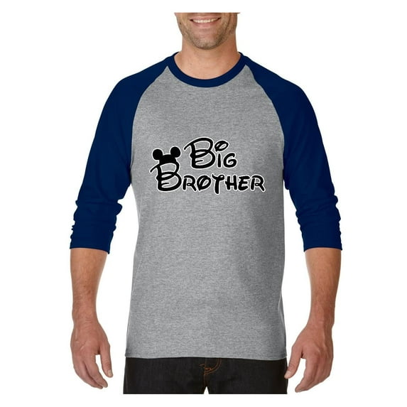 Mens Raglan Sleeve Baseball T-Shirts - Big Brother