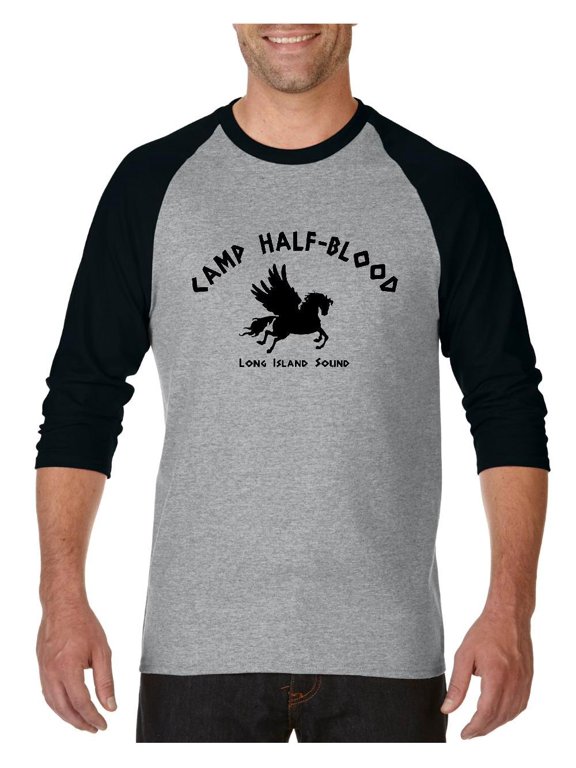 Mens Raglan Sleeve Baseball T-Shirts - Camp Half Blood Demigods