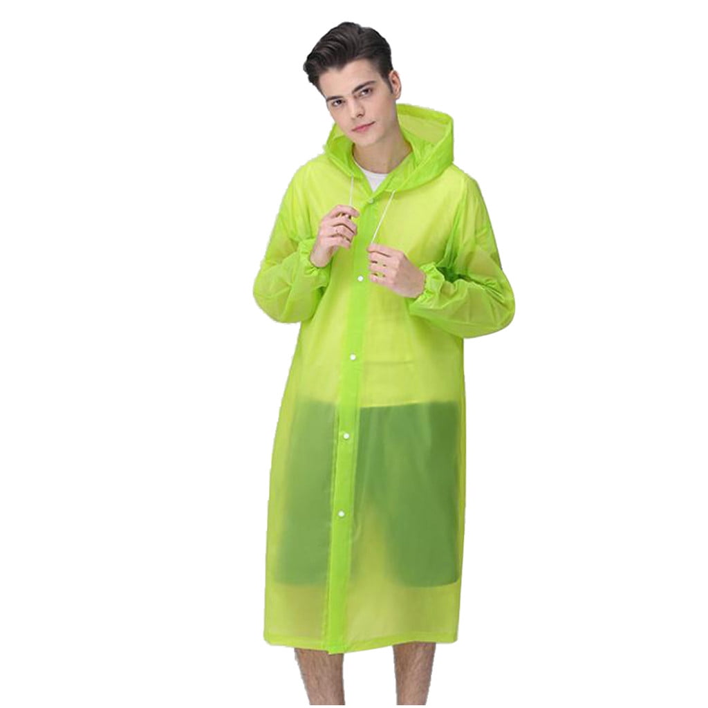 Mens Rain Suit Medium Womens Capes with Hood Long Coats for Men with ...