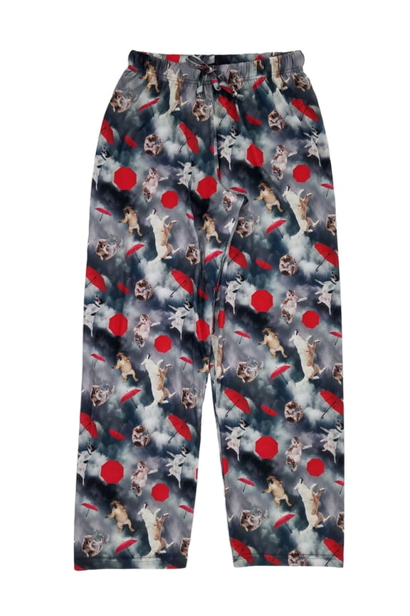 Mens Raining Cats & Dogs Lounge Pants Sleep Pants Pajama Bottoms M