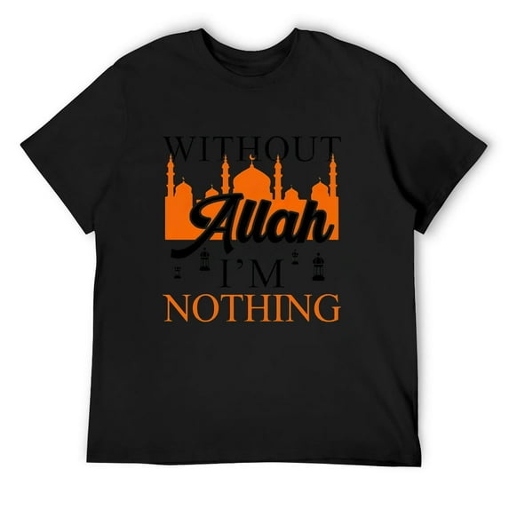 Mens Ramadan I'm Nothing Mecca Quran Ramadan Mubarak Islam Short Sleeve T-Shirt Black 3X-Large