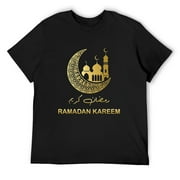Mens Ramadan Kareem Islamic T-Shirt Black Small