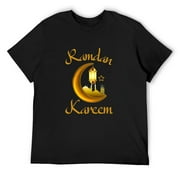 Mens Ramadan Kareem Shirt for Kids Islamic Fasting Ramadan Kareem Sweatshirt Black Small
