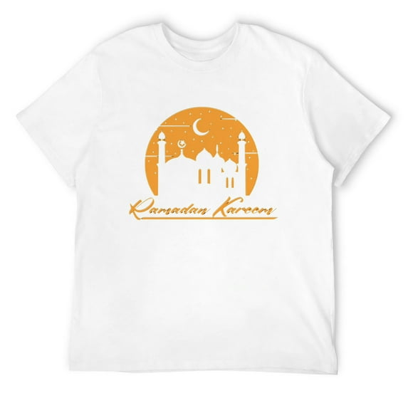 Mens Ramadan Kareem Short Sleeve T-Shirt White Small
