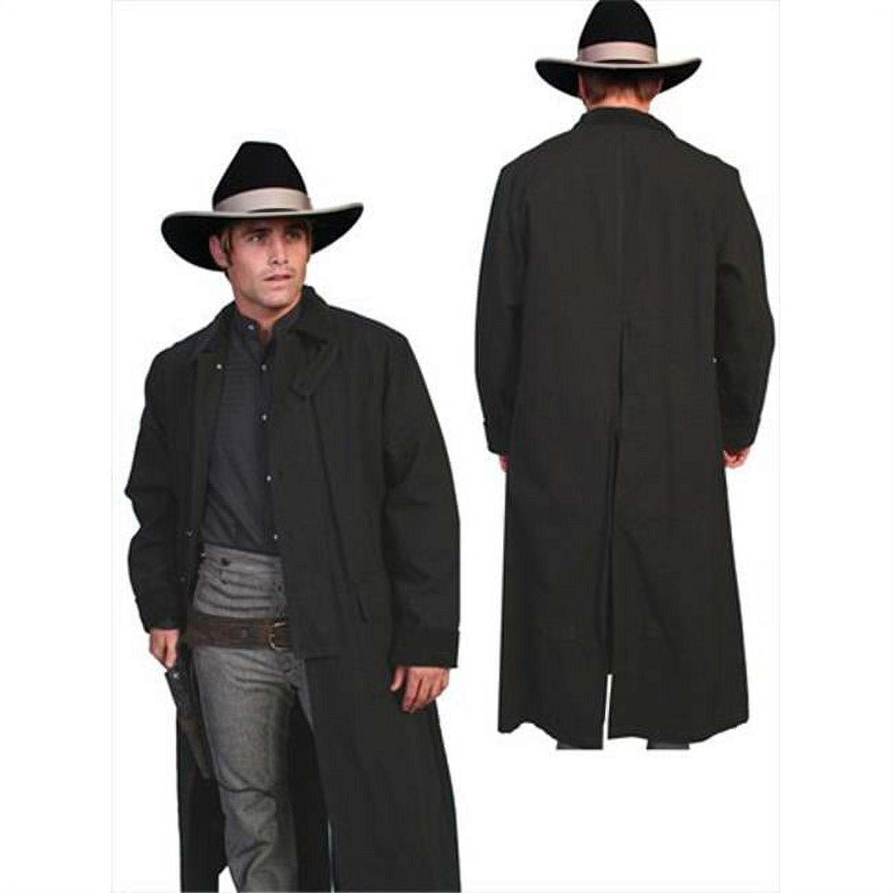 Mens Rangewear Canvas Duster Jacket, Black, XXL - Walmart.com
