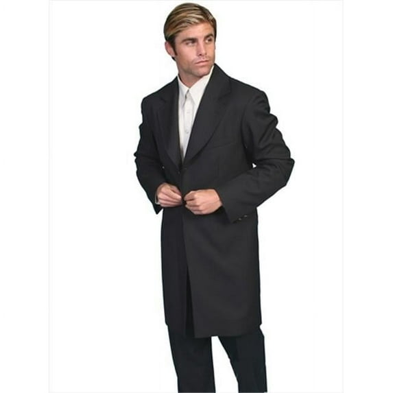 Mens Rangewear Frock Coat, Black, Size 48