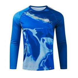 Mens Rash Guard Long Sleeve Hiking Fishing Breathable SPF Shir Moisture Wicking Sun Protection Shirts For Men Lightweight Outdoor Workout Summer Clothes Orange L Walmart