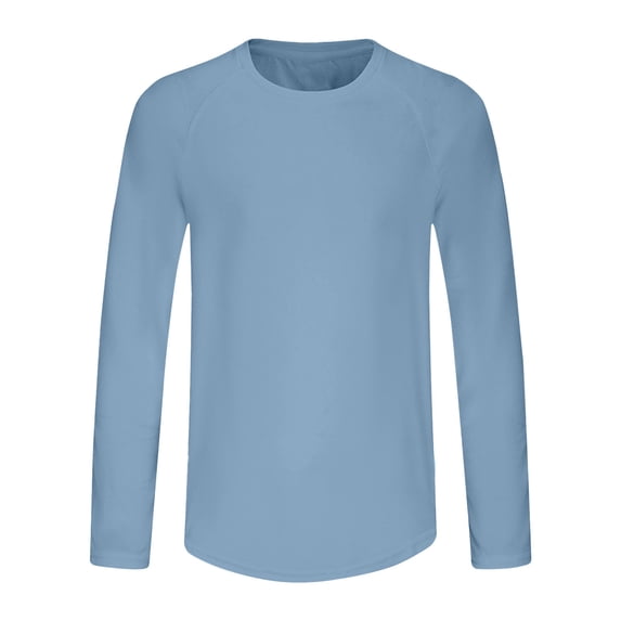 Mens Rash Guard Swim Shirts Long Sleeve UV Protection Sun Shirt 2026 Fashion