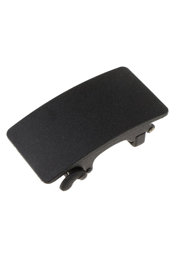 Mens Ratchet Automatic Alloy Buckle Replacement - Matte Black, 3.6cm
