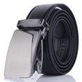 thumbnail image 1 of Mens Ratchet Belt Automatic Buckle Waist Belt for Dress Pants Jeans – Trim to Fit Micro Adjustable Belt No Holes – Casual Business Belt for Men A, 1 of 2