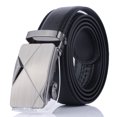 thumbnail image 1 of Mens Ratchet Belt Automatic Buckle Waist Belt for Dress Pants Jeans – Trim to Fit Micro Adjustable Belt No Holes – Casual Business Belt for Men C, 1 of 2