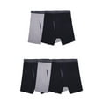 thumbnail image 1 of Fruit of the Loom Men's Cool Zone Black/Gray Boxer Briefs, 1 of 5