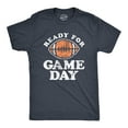 thumbnail image 1 of Mens Ready for Game Day T Shirt Funny Football Lovers Gridiron Tee for Guys Graphic Tees, 1 of 9