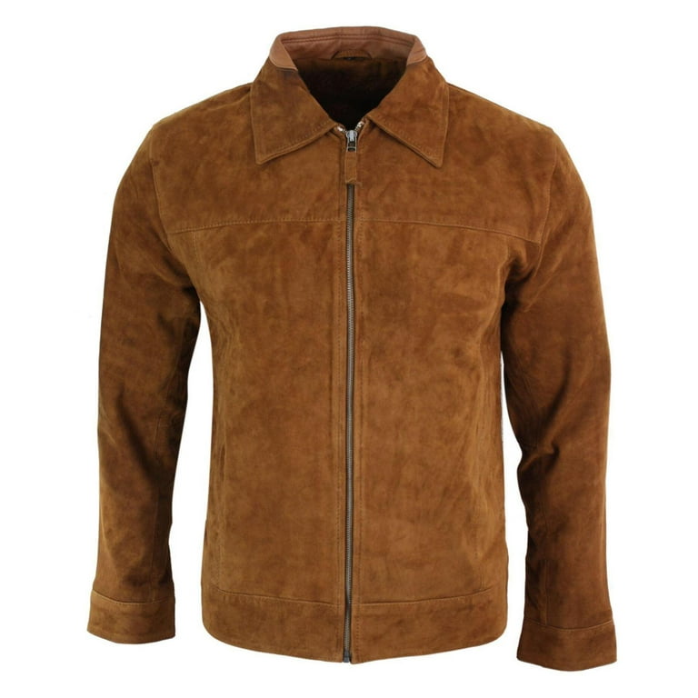 Vintage suede jacket mens hot sale