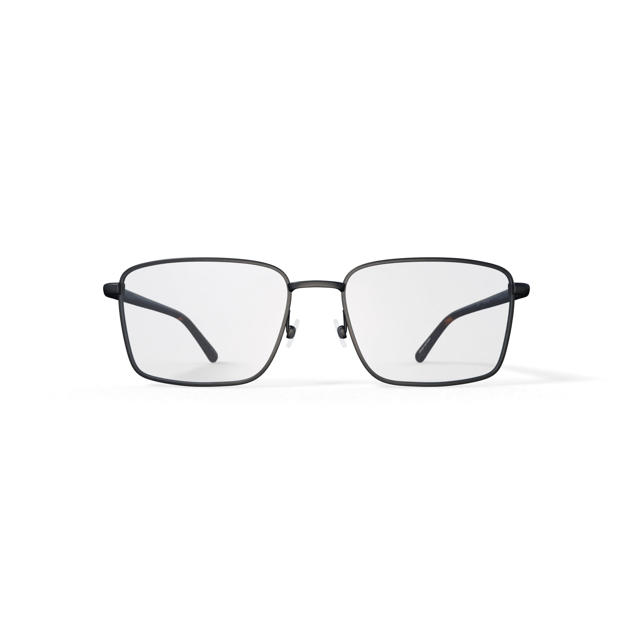 Walmart Men's Albert Rectangular Prescription Eyeglasses with Case, Gunmetal