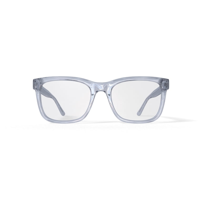 Walmart Men's Crosby Rectangular Prescription Eyeglasses with Case
