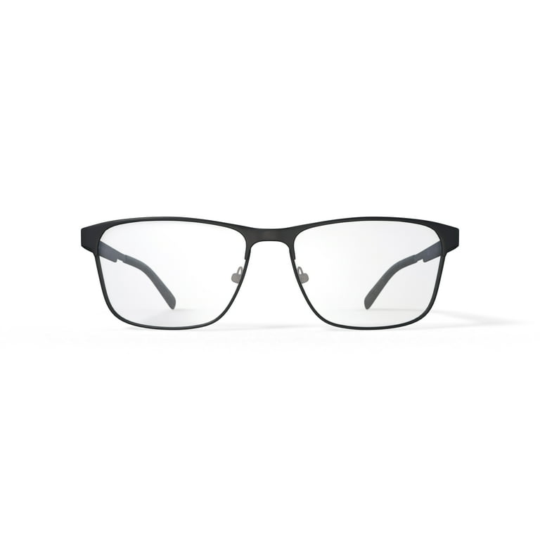 Walmart Men's NAJJA Rectangular Prescription Eyeglasses with Case