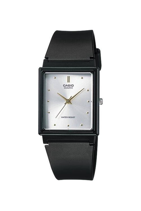 Mens Rectangular Classic 3-Hand Analog Watch MQ38-7A