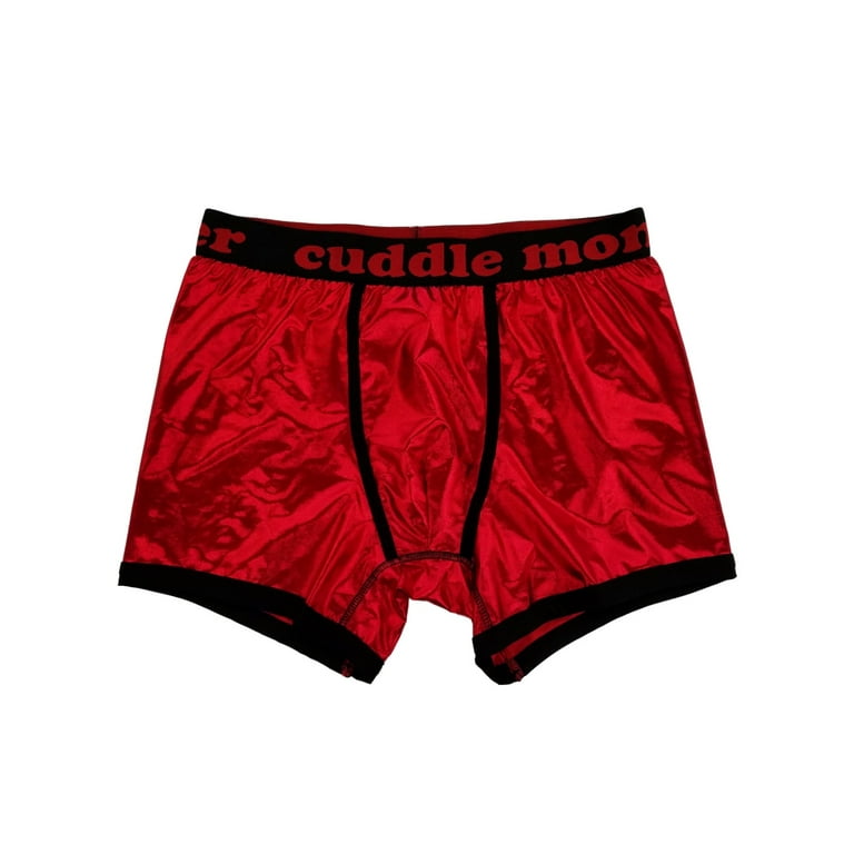 Mens Red Zombie Slayer Bloody Graphic Halloween Boxer Briefs X-Large