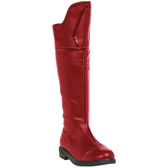 Men's Superhero Boots Adult Costume Red - Medium