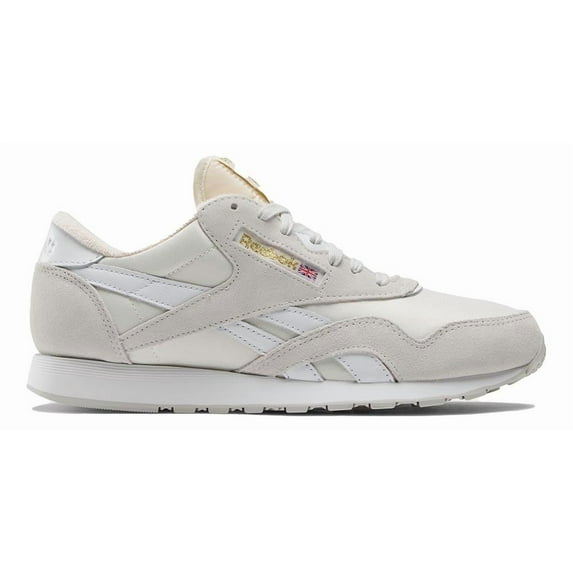 Mens Reebok CL NYLON Shoe Size: 10.5 Pure Grey - White - Pure Grey Running
