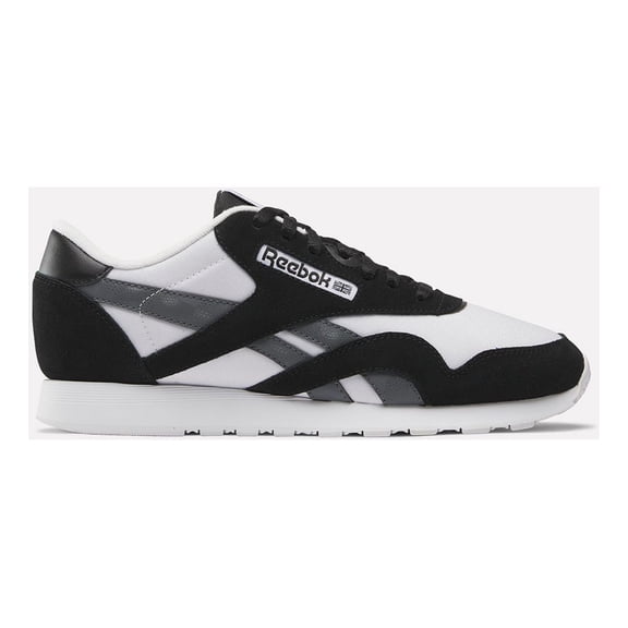 Mens Reebok CL NYLON Shoe Size: 8 Ftwwht - Ftwwht - Cblack Fashion Sneakers