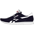 thumbnail image 1 of Reebok Men's Classic Nylon Sneaker, Collegiate Navy/White, 9.5, 1 of 8