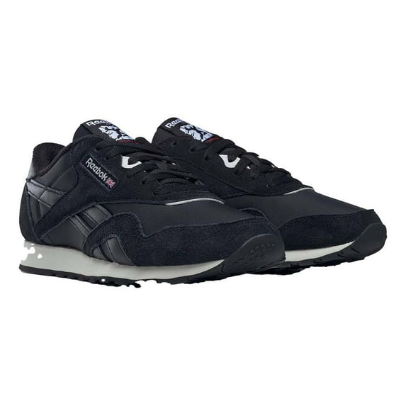 Mens Reebok CL NYLON Shoe Size: 9 Cblack - Cblack - Morfog Running