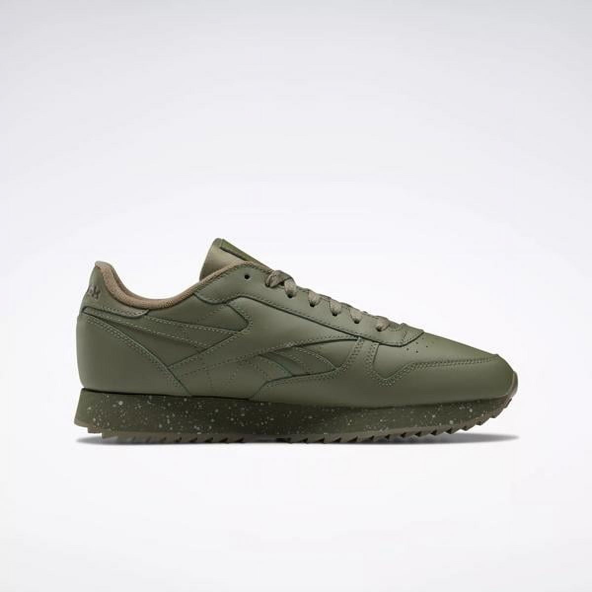 Mens Reebok CLASSIC LEATHER RIPPLE Shoe Size 8 Hungrn Pugry3 Armgrn Running Walmart