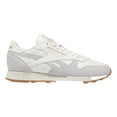 thumbnail image 1 of Mens Reebok CLASSIC LEATHER Shoe Size: 11.5 White - Grey - Gold Fashion Sneakers, 1 of 1