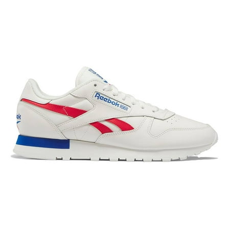 Mens Reebok CLASSIC LEATHER Shoe Size: 3.5 Chalk - Vecred - Vecblu Fashion Sneakers